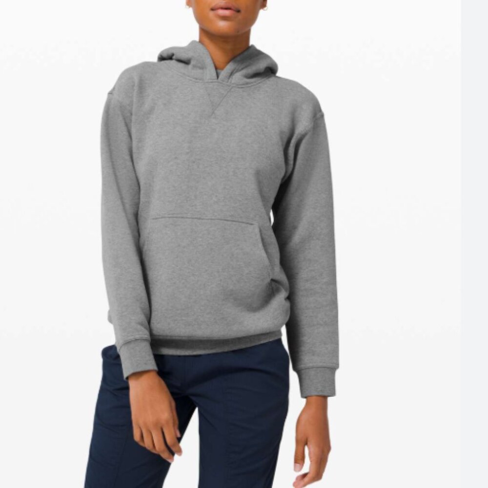 Lululemon All Yours Hoodie *Fleece - Heathered Core gray sweatshirt 6